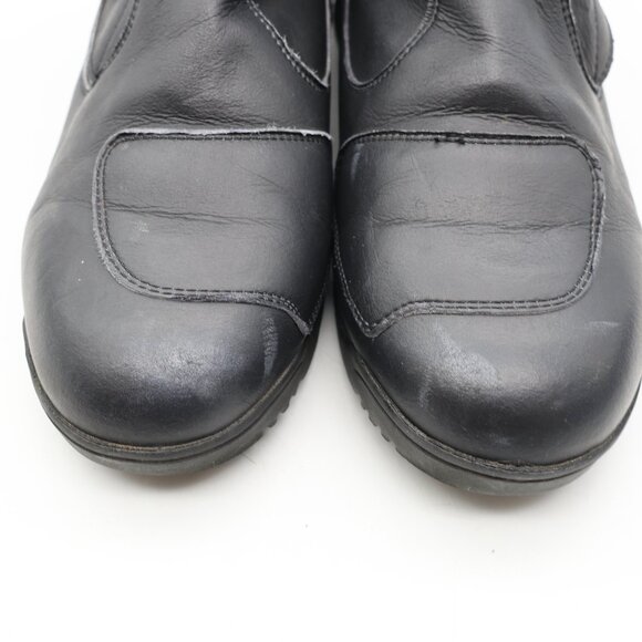 Sidi Scramble Rain Motorcycle Motorbike Men's EU 47 Boots Black Hook & Loop - Picture 10 of 10